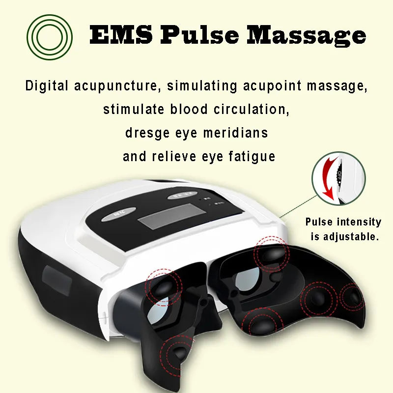 Eye Massager for Myopia Treatment Holographic Visual Trainning Pulse Simulate Acupuncture for Adult Kids Eyesight Recovery