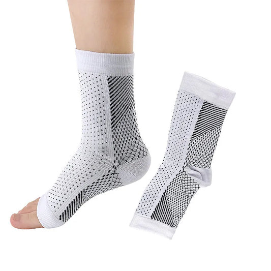 One Compress 1 Pair Ankle Brace Sock Compression Socks Ankle Support Pain Relief Socks Foot Anti-Fatigue Compression Sport Running Yoga Socks