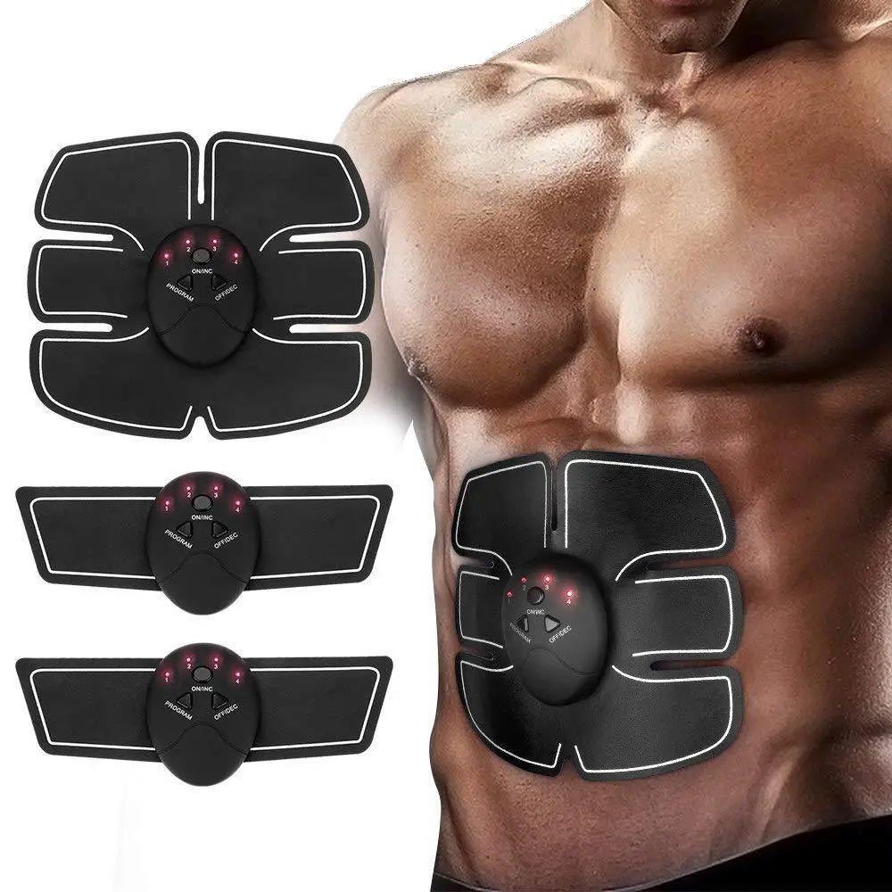 Wireless EMS Muscle Stimulator Toner ABS Abdominal Hip Trainer Weight Loss Fitness Shaping Electric Body Slimming Massager