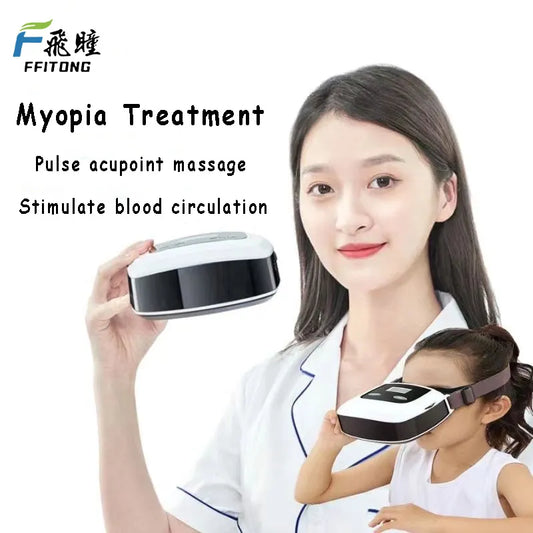 Eye Massager for Myopia Treatment Holographic Visual Trainning Pulse Simulate Acupuncture for Adult Kids Eyesight Recovery